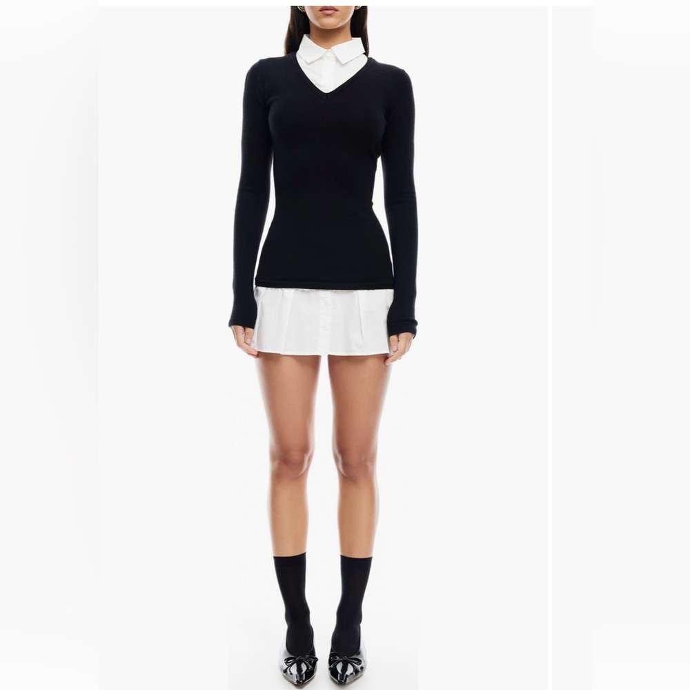 Lioness Black and White school girl dress